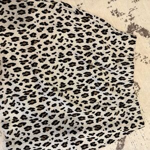 LOFT Animal Print Skirt